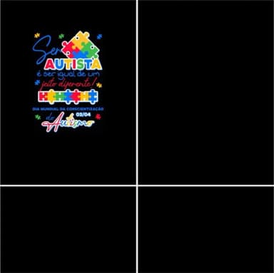 Arte Estampa Camisa Autismo Mod-18