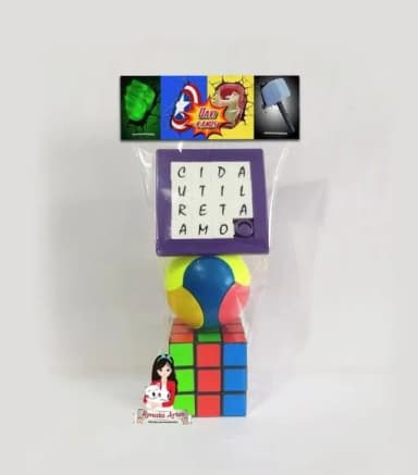 Kit Desafio Personalizado Avengers Vingadores