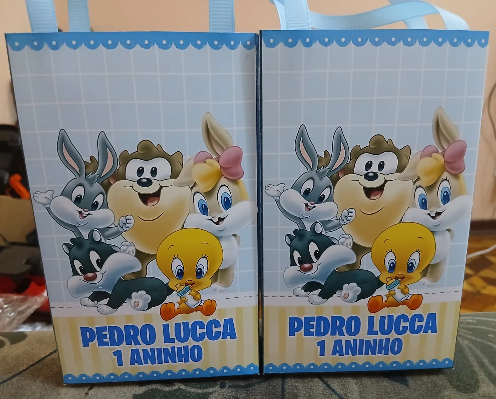 Sacolinhas personalizadas para Lembrancinhas Looney Tunes