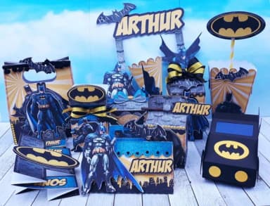 Kit 60 Lembrancinhas Batman