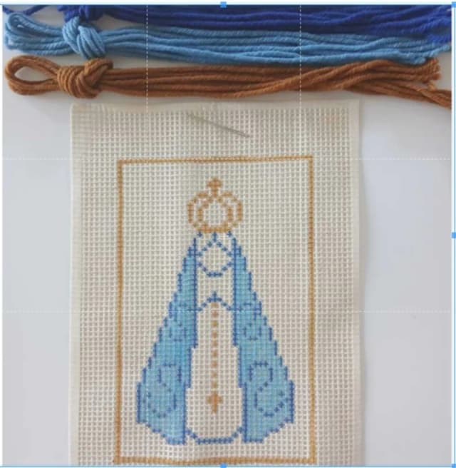 Kit para bordar tapeçaria - Talagarça grossa