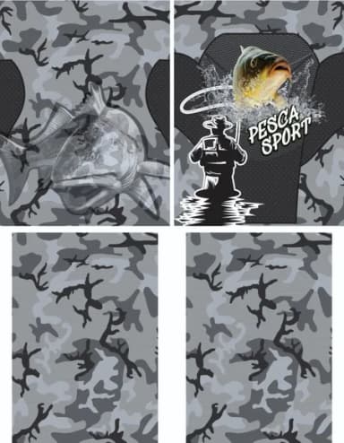 Arte Vetor Camisa Pesca-mod-0213
