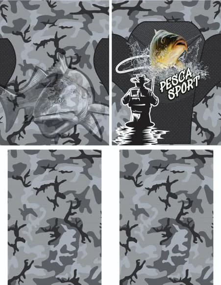 Arte Vetor Camisa Pesca-mod-0213