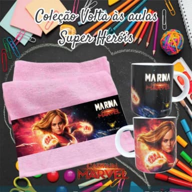 Kit Toalhinha com Garrafa Personalizada
