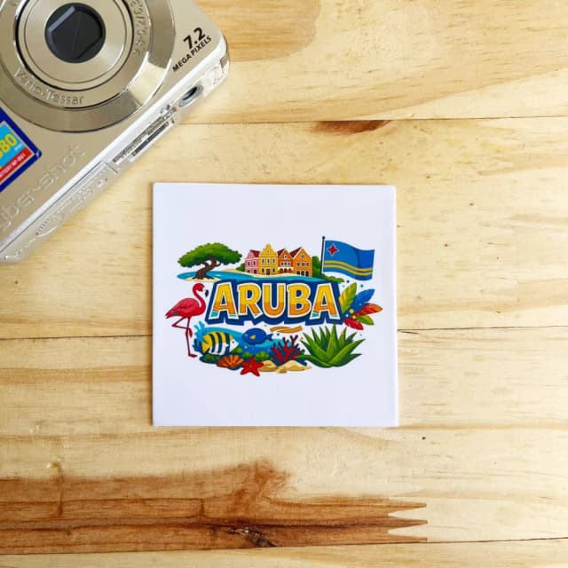 Imã Decorativo Lembrança - Aruba