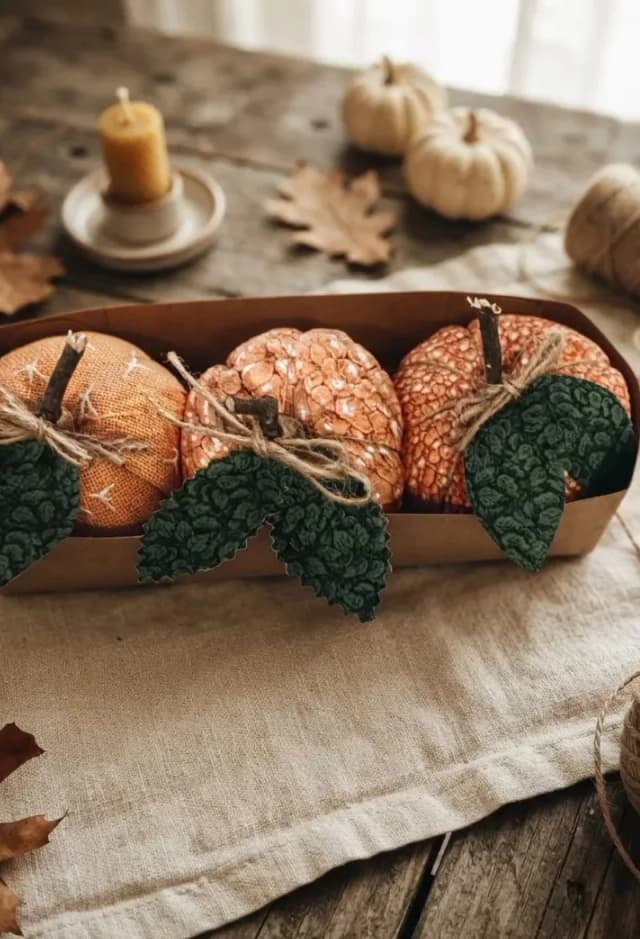 Aboboras em Tecido - Decoraçao Casa