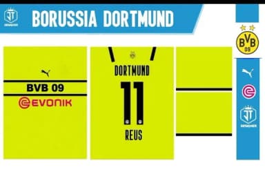Vetor da Camisa do Borussia Dortmund de Copa