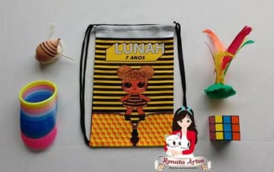 Mochila Brinquedos Retrô Tema Lol Queen Bee