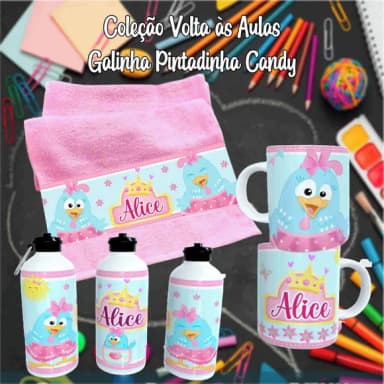 Kit Toalhinha com Garrafa Personalizada