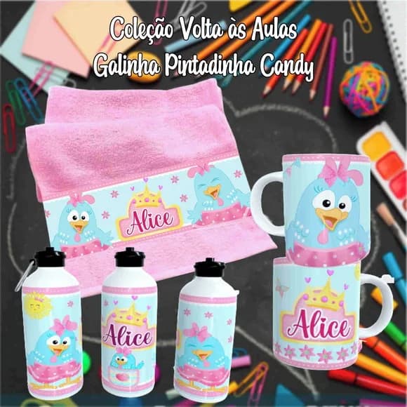 Kit Toalhinha com Garrafa Personalizada