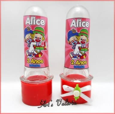 Tubetes PET Personalizado - 8cm