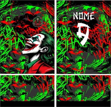 Arte Vetor Camisa Interclasse Coringa 308 R$12,00