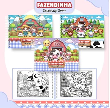Livro de Colorir A5 50 Folhas