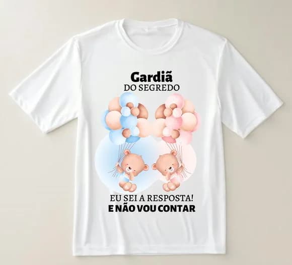 Camiseta Guardiã do Segredo Chá Revelação