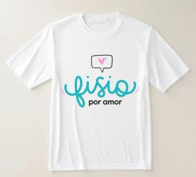 Camiseta Fisioterapia Fisio Por Amor