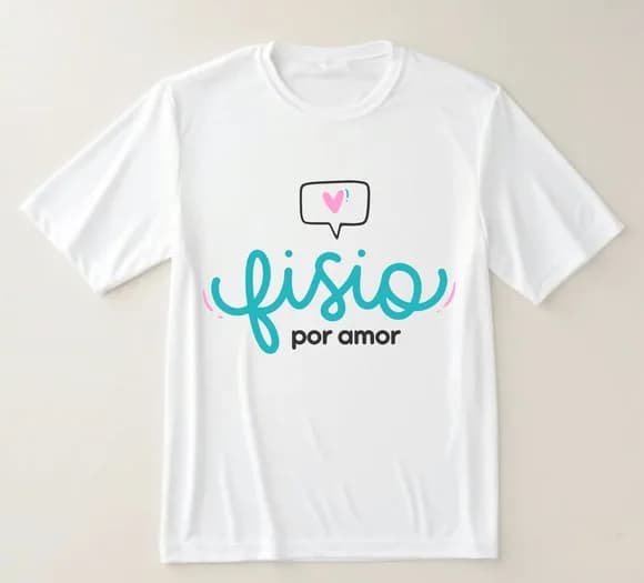 Camiseta Fisioterapia Fisio Por Amor