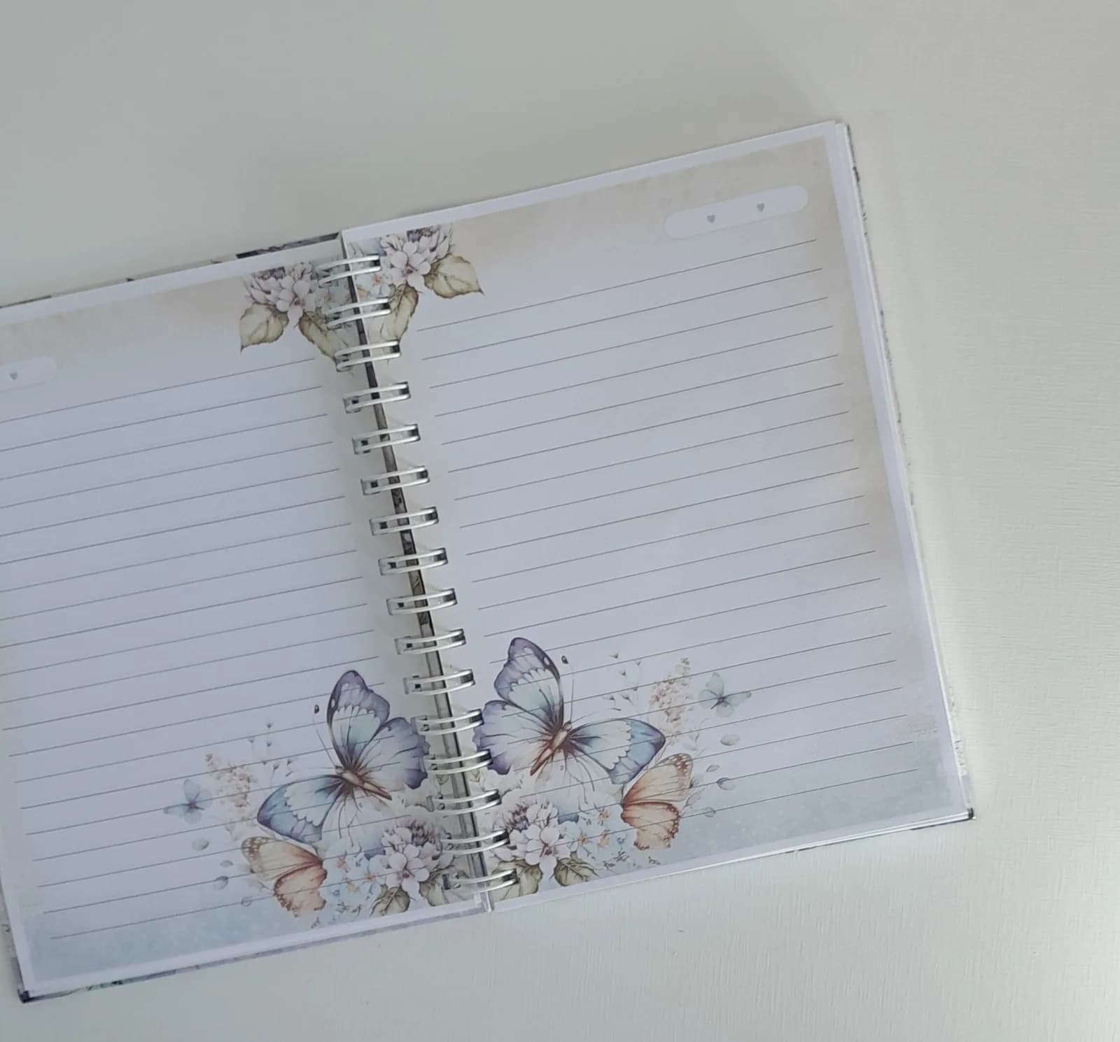 Caderno A5 Borboleta Vintage c/ 100 folhas
