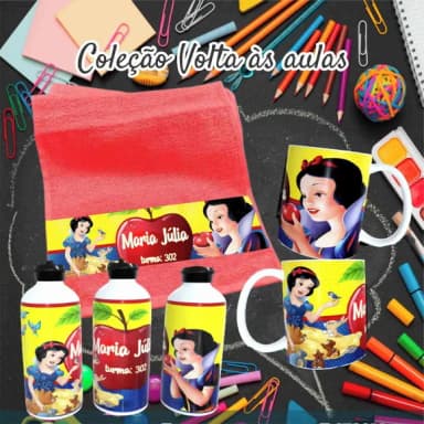 Kit Toalhinha com Garrafa Personalizada