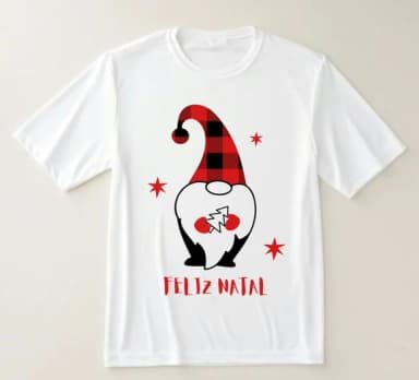 Camiseta Natal Gnomos Estampa Divertida e Estilosa