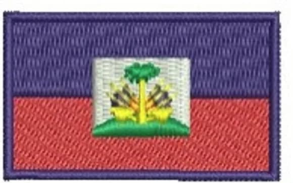 Matriz de Bordado Bandeira do Haiti