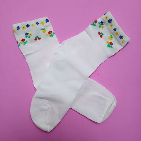 Meia Feminino Branca Pct 4 Unidade