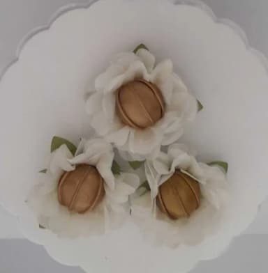 Forminhas Coração Apaixonado Off White