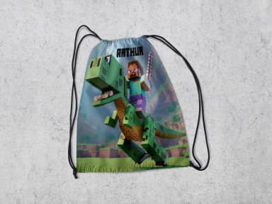 Mochilinha Personalizada Minecraft