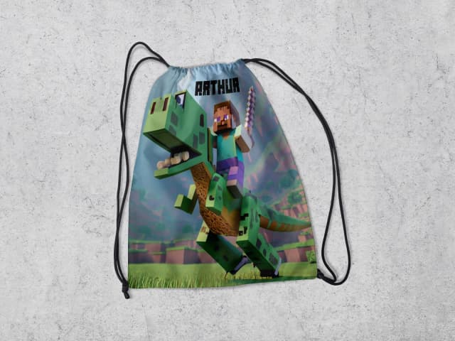 Mochilinha Personalizada Minecraft