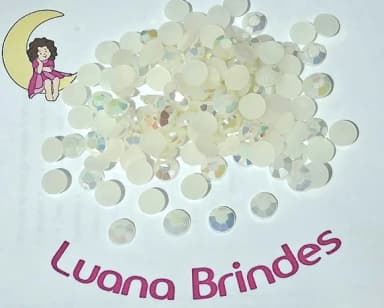 Meia Pérola Creme Brilhante 10mm Pct c/ 100 Unidades