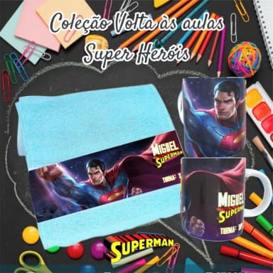 Kit Toalhinha com Garrafa Personalizada