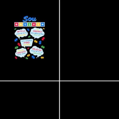 Arte Estampa Camisa Autismo Mod-13