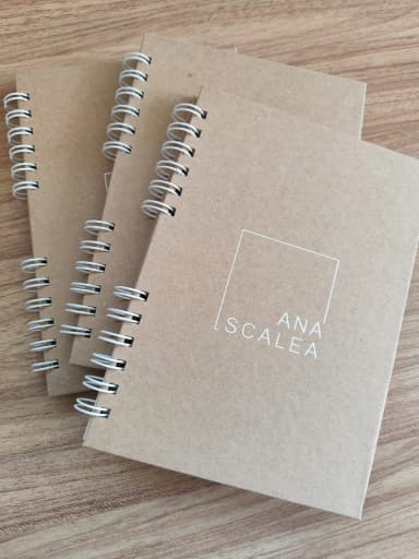 Caderno A5 personalizado