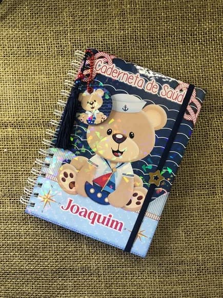 Caderneta de Saúde / Vacinação Personalizada - Ursinho