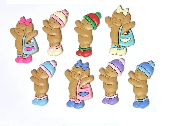 Aplique Bobbie Goods Emborrachado Pacote com 8 Unidades