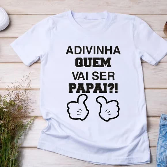 Camiseta Revelação - Adivinha Quem Vai Ser Papai