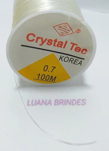 Fio de Silicone - 0,7mm - 1 rolo com 100 metros
