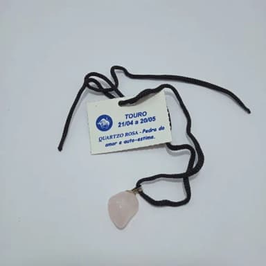 Cordao de Signo Touro com Pedra