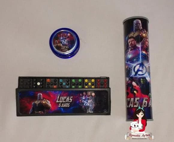 Kit Jogos Personalizado Vingadores Ultimato