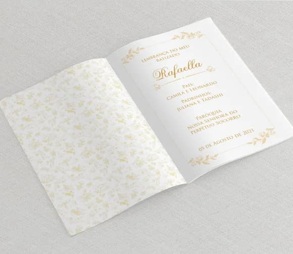 Livrinho De Orações Personalizado Batizado / Eucaristia