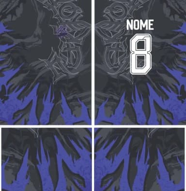 Arte Vetor Camisa Interclasse Dragão Mod-182