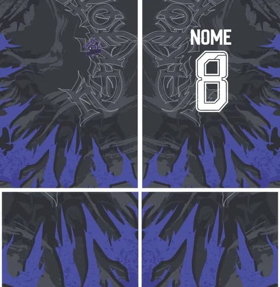 Arte Vetor Camisa Interclasse Dragão Mod-182