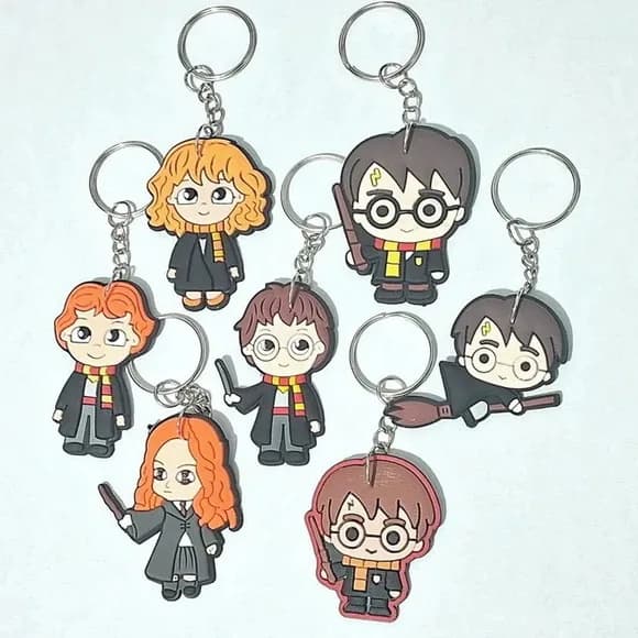 Chaveiro Harry Potter Emborrachado Pacote C/40 Unidades