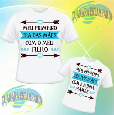 Kit Mãe e Filho - Meu Primeiro Dia das Mães com o Meu Filho