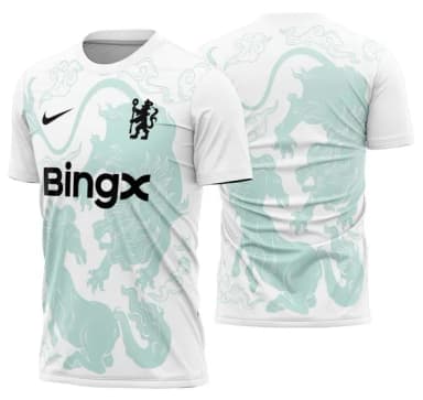 Arte Vetor Camisa Chelsea Pre-jogo Chinese New Year 25-26
