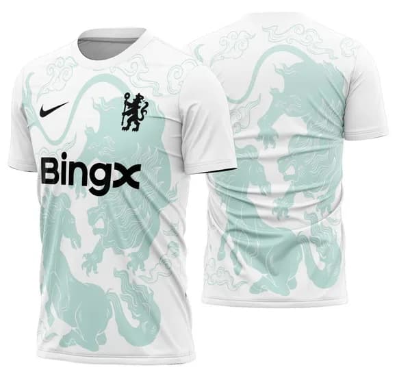 Arte Vetor Camisa Chelsea Pre-jogo Chinese New Year 25-26