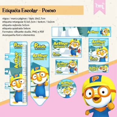 60 Etiquetas Escolares