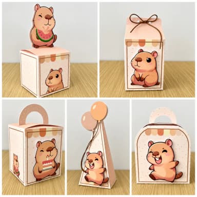 Kit Lembrancinha Capivara