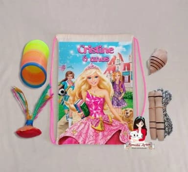 Mochila Boa Infância Tema Barbie