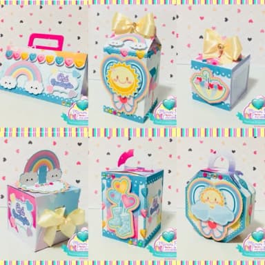 Kit 60 Lembrancinhas Chuva de Amor