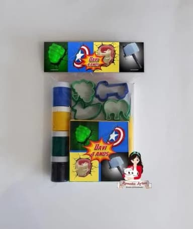 Kit Artes Personalizado Vingadores
